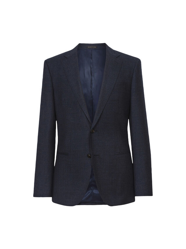 Dunn Slim Fit Wool Textured Single Breasted Blazer